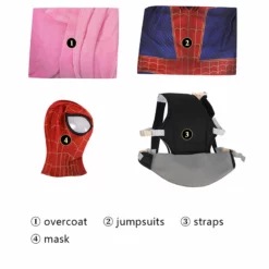 Spider-Man: Across The Spider-Verse Cosplay Costume Peter Parker Pink Robe Jumpsuit -cosplay Sales Shop peter parker robe suit 21
