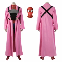 Spider-Man: Across The Spider-Verse Cosplay Costume Peter Parker Pink Robe Jumpsuit -cosplay Sales Shop peter parker robe suit 3