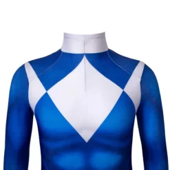 Power Rangers Blue Ranger Costume For Kids Suit Zentai Jumpsuit Halloween -cosplay Sales Shop power ranger blue suits1 7
