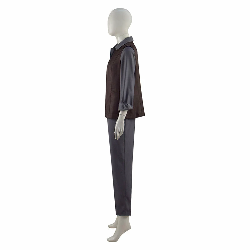 Star Wars Princess Leia Cosplay Costume Brown Vest Uniform Halloween Carnival Suit 3 Star Wars Princess Leia Cosplay Costume Brown Vest Uniform Halloween Carnival Suit - Image 3