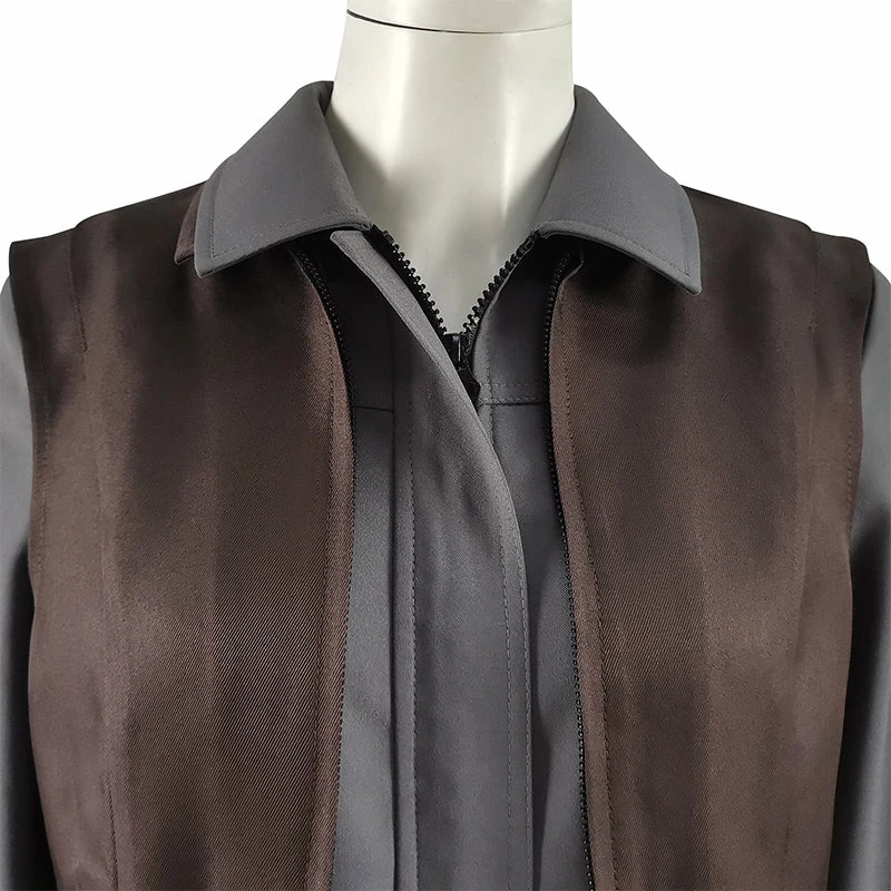 Star Wars Princess Leia Cosplay Costume Brown Vest Uniform Halloween Carnival Suit 7 Star Wars Princess Leia Cosplay Costume Brown Vest Uniform Halloween Carnival Suit - Image 7