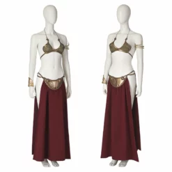 Star Wars Leia Cosplay Princess Leia Slave Costume Bikini Suit Outfit -cosplay Sales Shop princess leia slave costume 2