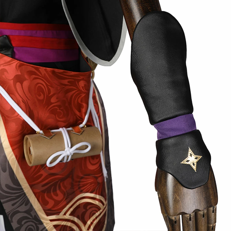 Scaramouche Cosplay Genshin Impact Costume Game Suit Japanese Wooden Shoes 11 Scaramouche Cosplay Genshin Impact Costume Game Suit Japanese Wooden Shoes - Image 11