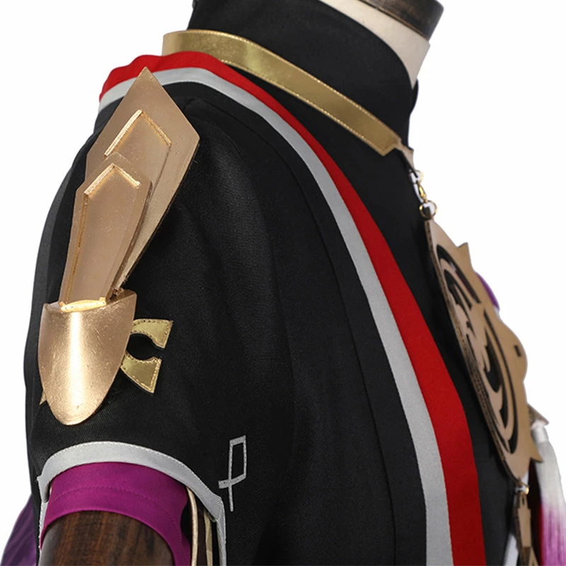 Scaramouche Cosplay Genshin Impact Costume Game Suit Japanese Wooden Shoes 8 Scaramouche Cosplay Genshin Impact Costume Game Suit Japanese Wooden Shoes - Image 8