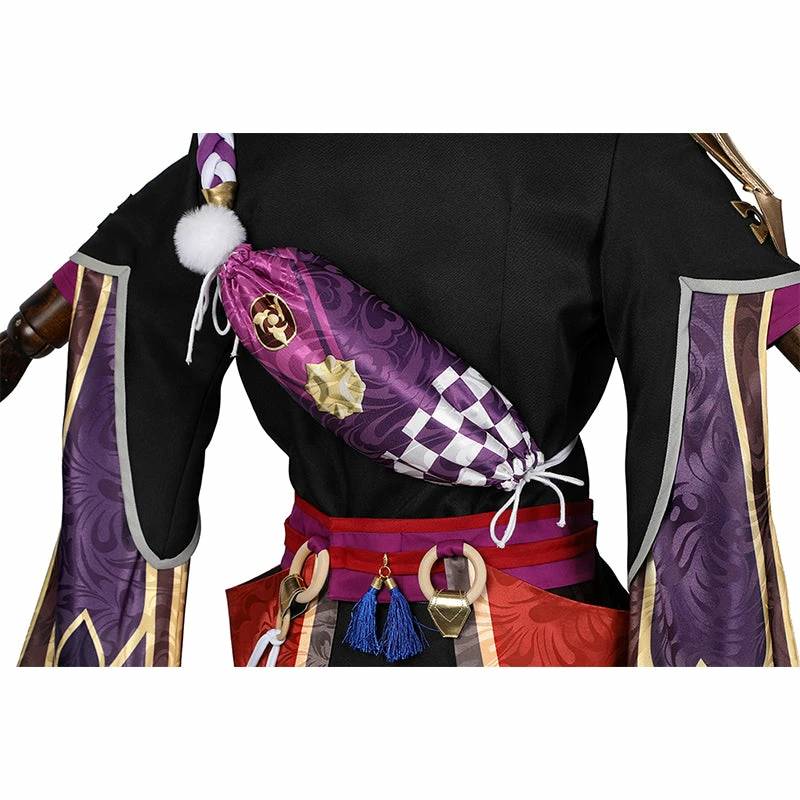 Scaramouche Cosplay Genshin Impact Costume Game Suit Japanese Wooden Shoes 9 Scaramouche Cosplay Genshin Impact Costume Game Suit Japanese Wooden Shoes - Image 9