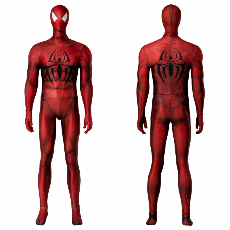Scarlet Spider Ben Reily Cosplay Costume Spider Man Jumpsuit Vest Halloween Carnival Suit 4 Scarlet Spider Ben Reily Cosplay Costume Spider Man Jumpsuit Vest Halloween Carnival Suit - Image 4