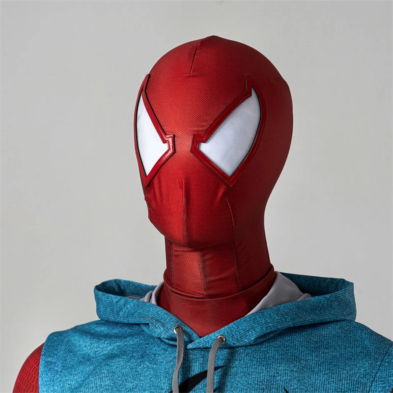 Scarlet Spider Ben Reily Cosplay Costume Spider Man Jumpsuit Vest Halloween Carnival Suit 6 Scarlet Spider Ben Reily Cosplay Costume Spider Man Jumpsuit Vest Halloween Carnival Suit - Image 6