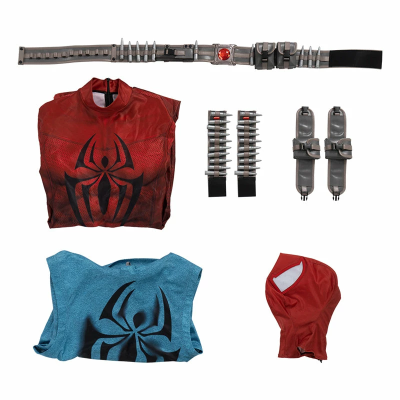 Scarlet Spider Ben Reily Cosplay Costume Spider Man Jumpsuit Vest Halloween Carnival Suit 9 Scarlet Spider Ben Reily Cosplay Costume Spider Man Jumpsuit Vest Halloween Carnival Suit - Image 9
