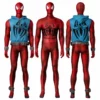 Scarlet Spider Ben Reily Cosplay Costume Spider Man Jumpsuit Vest Halloween Carnival Suit
