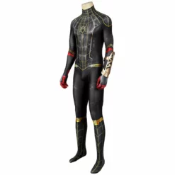 Spider-Man 3 Costume Spiderman No Way Home Peter Parker Cosplay Black Gold Jumpsuit -cosplay Sales Shop spider man 3 costume3