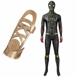 Spider-Man 3 Costume Spiderman No Way Home Peter Parker Cosplay Black Gold Jumpsuit -cosplay Sales Shop spider man 3 costume6