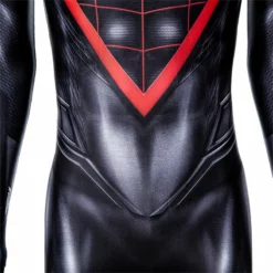 Spider-Man: Miles Morales Cosplay Costume Spiderman 2 PS5 Suit Halloween Black Jumpsuit -cosplay Sales Shop spider man miles morales suit 10