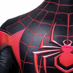 Spider-Man: Miles Morales Cosplay Costume Spiderman 2 PS5 Suit Halloween Black Jumpsuit -cosplay Sales Shop spider man miles morales suit 12