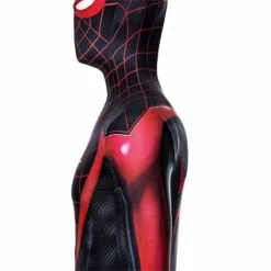 Spider-Man: Miles Morales Cosplay Costume Spiderman 2 PS5 Suit Halloween Black Jumpsuit -cosplay Sales Shop spider man miles morales suit 19