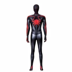 Spider-Man: Miles Morales Cosplay Costume Spiderman 2 PS5 Suit Halloween Black Jumpsuit -cosplay Sales Shop spider man miles morales suit 5