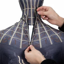 Spider-Man: No Way Home Black And Gold Suit Peter Parker Costume Spiderman Jumpsuit -cosplay Sales Shop spider man no way home costume17