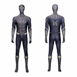 Spider-Man: No Way Home Black And Gold Suit Peter Parker Costume Spiderman Jumpsuit -cosplay Sales Shop spider man no way home costume3
