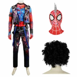 Spider-Man: Across The Spider-Verse Cosplay Hobie Brown Spider-Punk Costume Outfit -cosplay Sales Shop spider punk costume 32