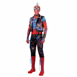 Spider-Man: Across The Spider-Verse Cosplay Hobie Brown Spider-Punk Costume Outfit -cosplay Sales Shop spider punk costume 4