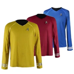 Star Trek Into Darkness Yellow Shirt Star Fleet Uniform Cosplay Costume ACcosplay
