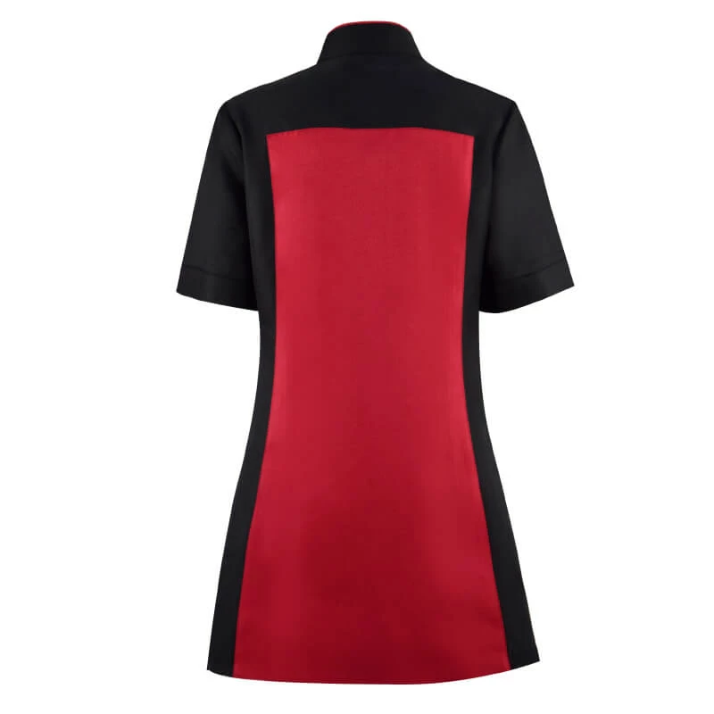 Star Trek Uniform Dress Captain Officer Red Dress Outfit Cosplay Costume ACcosplay 4 Star Trek Uniform Dress Captain Officer Red Dress Outfit Cosplay Costume ACcosplay - Image 4