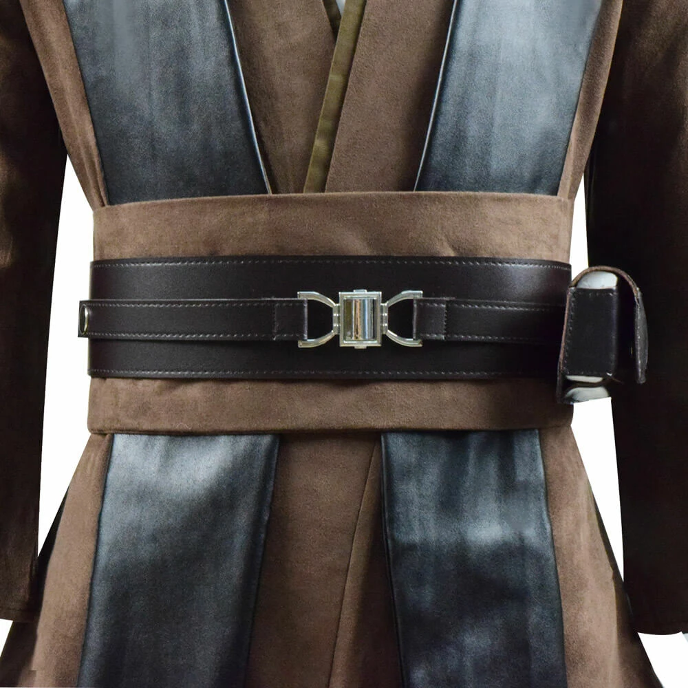 Star Wars Costumes Kids Obi-Wan Cosplay Costume Full Set Jedi Tunic Cloak Outfit Deluxe 13 Star Wars Costumes Kids Obi-Wan Cosplay Costume Full Set Jedi Tunic Cloak Outfit Deluxe - Image 13