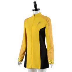 Star Trek Strange New Worlds Costume Number One Una Chin-riley Cosplay Yellow Starfleet Uniforms Dress 10 Star Trek Strange New Worlds Costume Number One Una Chin-riley Cosplay Yellow Starfleet Uniforms Dress -cosplay Sales Shop starfleet uniform 3