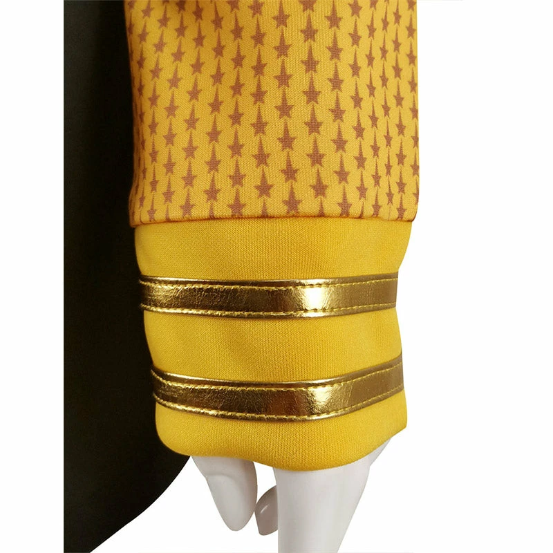 Star Trek Strange New Worlds Costume Number One Una Chin-riley Cosplay Yellow Starfleet Uniforms Dress 6 Star Trek Strange New Worlds Costume Number One Una Chin-riley Cosplay Yellow Starfleet Uniforms Dress - Image 6