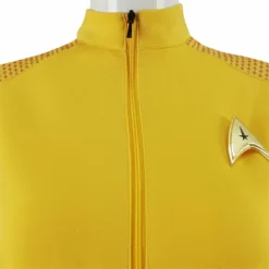 Star Trek Strange New Worlds Costume Number One Una Chin-riley Cosplay Yellow Starfleet Uniforms Dress 15 Star Trek Strange New Worlds Costume Number One Una Chin-riley Cosplay Yellow Starfleet Uniforms Dress -cosplay Sales Shop starfleet uniform 8