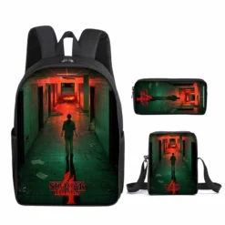 Stranger Things 4 Backpack School Bag Student Bag Teenagers Boys&Girls Bookbag Gifts Bag -cosplay Sales Shop stranger things 4 backpack 15