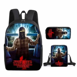 Stranger Things 4 Backpack School Bag Student Bag Teenagers Boys&Girls Bookbag Gifts Bag -cosplay Sales Shop stranger things 4 backpack 17