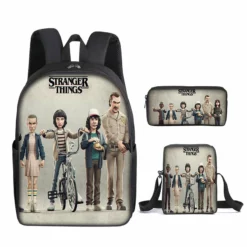 Stranger Things 4 Backpack School Bag Student Bag Teenagers Boys&Girls Bookbag Gifts Bag -cosplay Sales Shop stranger things 4 backpack 20