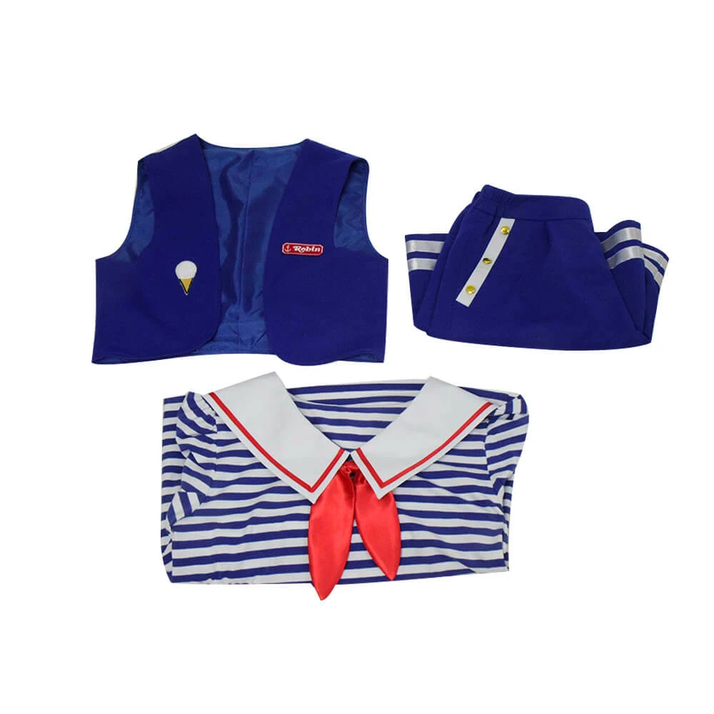 Stranger Things Season 3 Robin's Scoops Ahoy Uniform Halloween Costume 9 Stranger Things Season 3 Robin's Scoops Ahoy Uniform Halloween Costume - Image 9