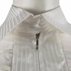 Doctor Who 3rd Doctor Season 8 Small Collar Frill Shirt Third Doctor Shirt Cosplay Costume -cosplay Sales Shop third doctor shirt 8