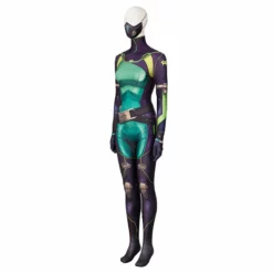 Game Valorant Agent Viper Cosplay Costume Supergirl Jumpsuit Halloween Carnival Suit -cosplay Sales Shop valorant viper cosplay 10