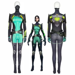 Game Valorant Cosplay Hero Viper Costume Jumpsuit Romper Suit Halloween Outfit