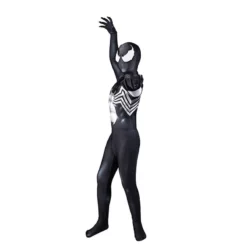Venom Spiderman Costume Black Tight Jumpsuit Halloween Cosplay Adults Kids -cosplay Sales Shop venom bodysuits 2