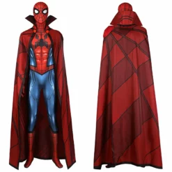 What If Cosplay Zombie Hunter Costume Spiderman Jumpsuit With Cloak -cosplay Sales Shop zombie hunter costume3