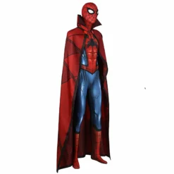 What If Cosplay Zombie Hunter Costume Spiderman Jumpsuit With Cloak -cosplay Sales Shop zombie hunter costume4
