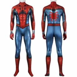 What If Cosplay Zombie Hunter Costume Spiderman Jumpsuit With Cloak -cosplay Sales Shop zombie hunter costume6