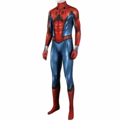 What If Cosplay Zombie Hunter Costume Spiderman Jumpsuit With Cloak -cosplay Sales Shop zombie hunter costume7
