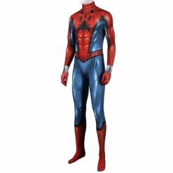 What If Cosplay Zombie Hunter Costume Spiderman Jumpsuit With Cloak -cosplay Sales Shop zombie hunter costume8